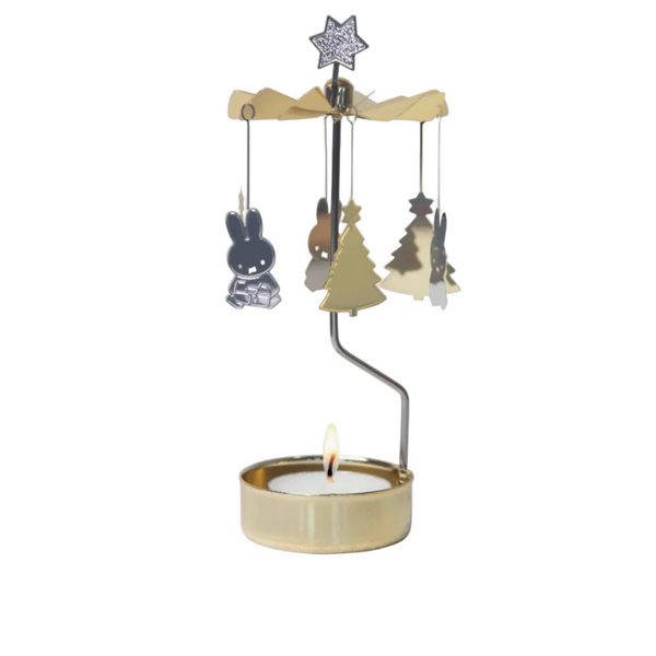 Rotary Candle Holder - Miffy Christmas