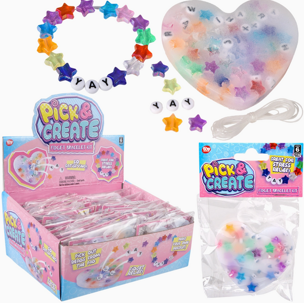 Pick N Create Heart Beaded Fidget Bracelet
