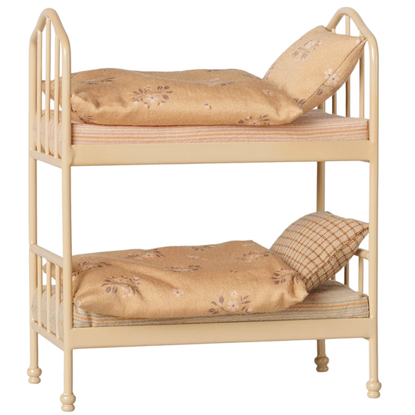 Maileg Mouse Bunk bed - Wheat
