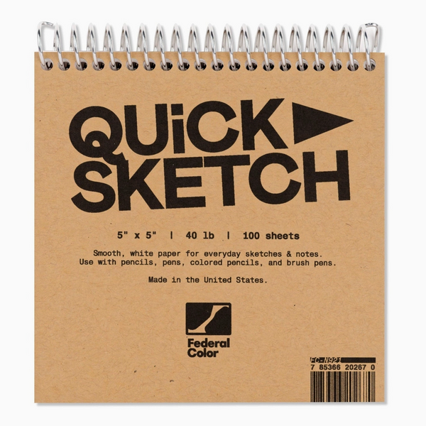 Quick Sketch Notebook - 5" x 5"