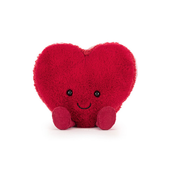 Amuseables Colette Heart Macaron (red) by Jellycat