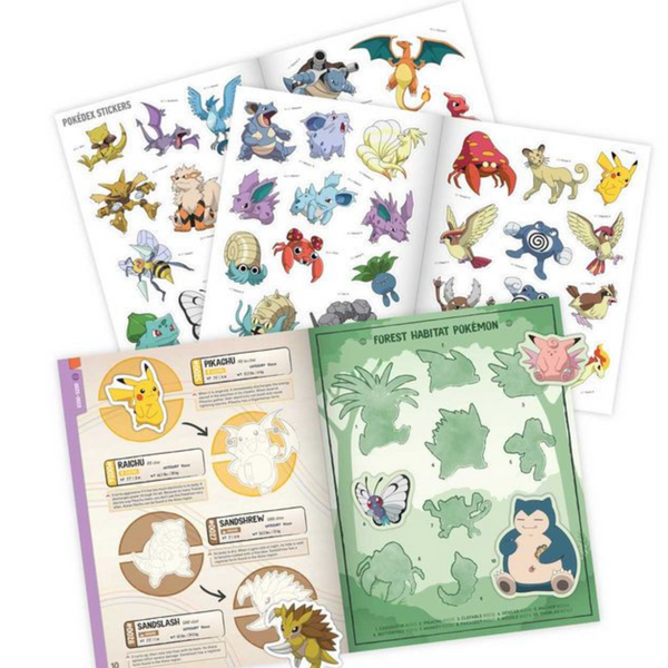 Pokémon The Official Sticker Book of the Kanto Region: The Original 151
