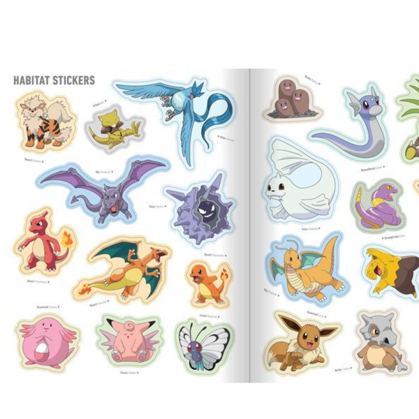 Pokémon The Official Sticker Book of the Kanto Region: The Original 151