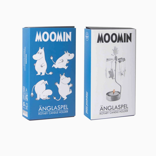 Rotary Candle Holder - Moomin  in Silver
