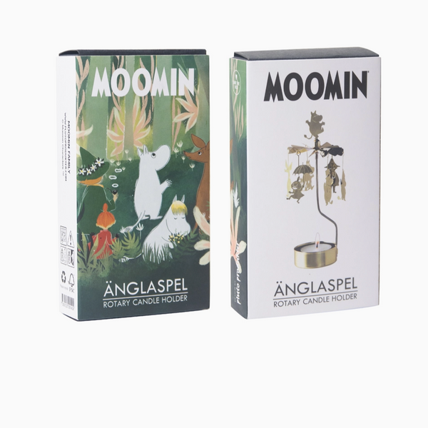 Rotary Candle Holder - Moomin Family in Gold