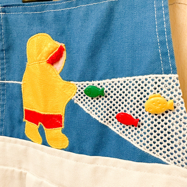 Vintage 1970s Fishing Novelty Overalls