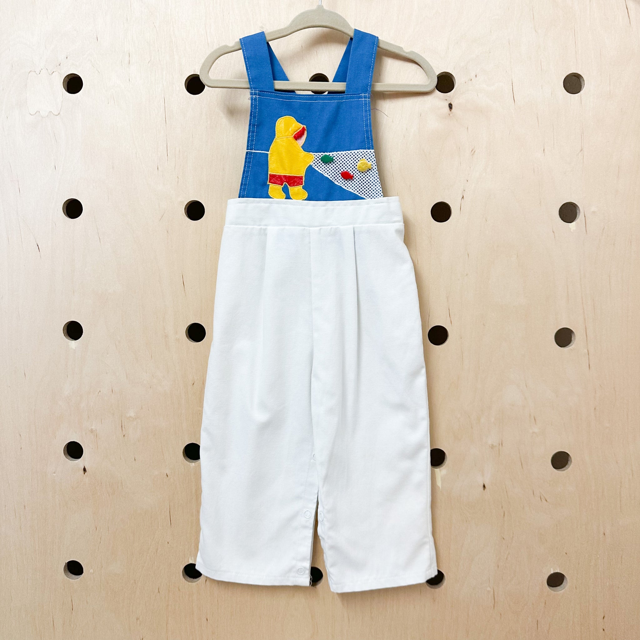 Vintage 1970s Fishing Novelty Overalls