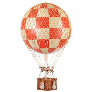 Hot Air Balloon Decoration (large) - Red Check