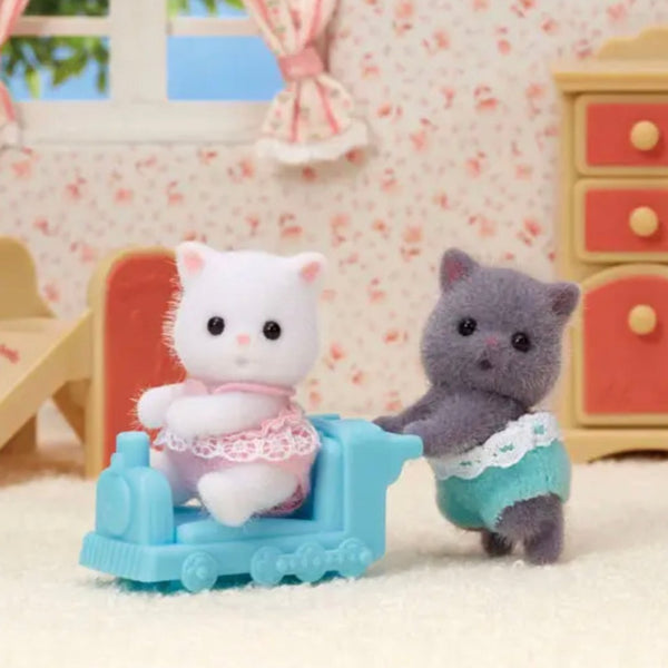 Calico Critters Persian Cat Twins