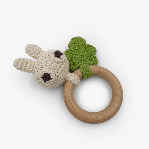 Pinpin The Rabbit Teether and Rattle by Myum