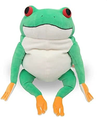 Green Frog Plush by Shinada Global Kinoko Kids