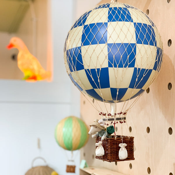 Hot Air Balloon Decoration (large) - Mint Stripes