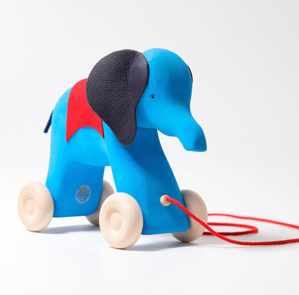 Grimm's Otto Elephant Pull toy