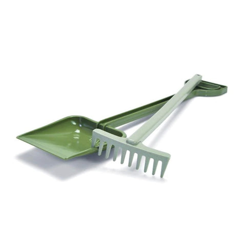 Dantoy Green Bean Shovel and Rake Set