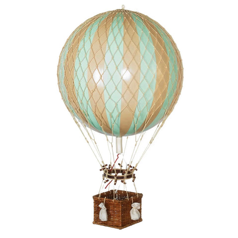 Hot Air Balloon Decoration (large) - Mint Stripes