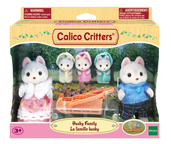 Calico Critters Husky Family