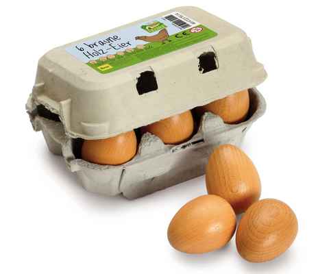 Carton of Eggs (6pcs) by Erzi