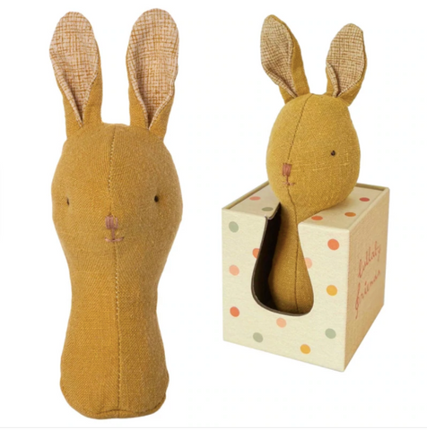 Lullaby friends, Bunny rattle by Maileg
