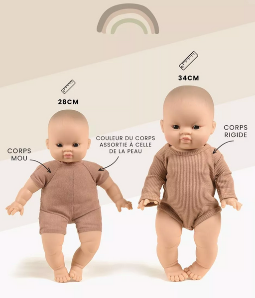 "Babies Collection" soft-bodied dolls by Minikane: Maé