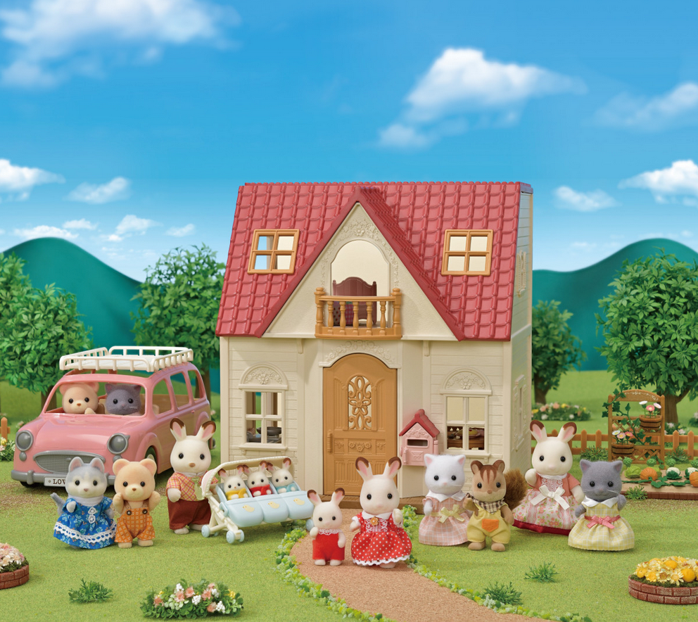 Calico critters raspberry house shop