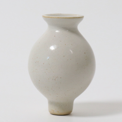 Grimm's White Ceramic Vase for Celebration Rings