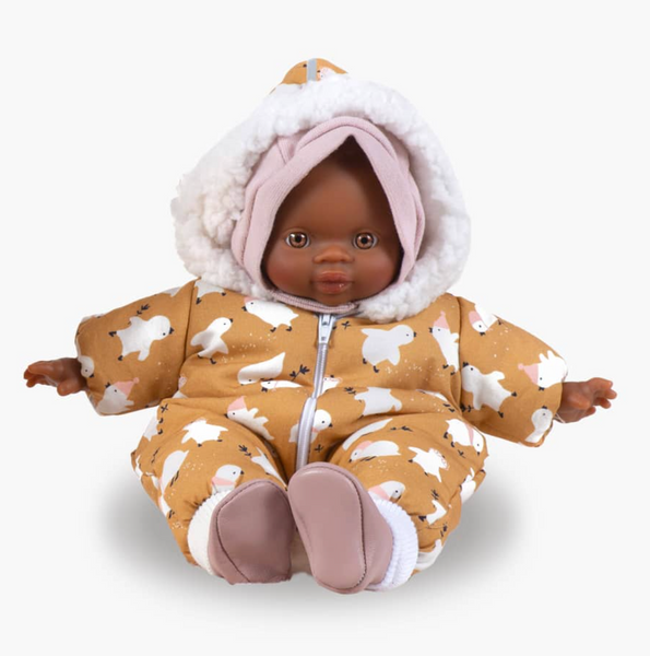 Minikane Brown Sugar Fleece Balaclava For Babies Collection Dolls