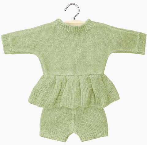 Felicie Knit Set in Green Tea for Minikane Babies Collection