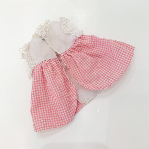 Vintage 1960s Pink Gingham Dress (for Minikane AMIGAS doll)