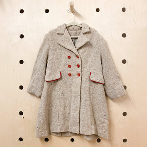 Vintage 1960s Tweed Coat / 4-5T